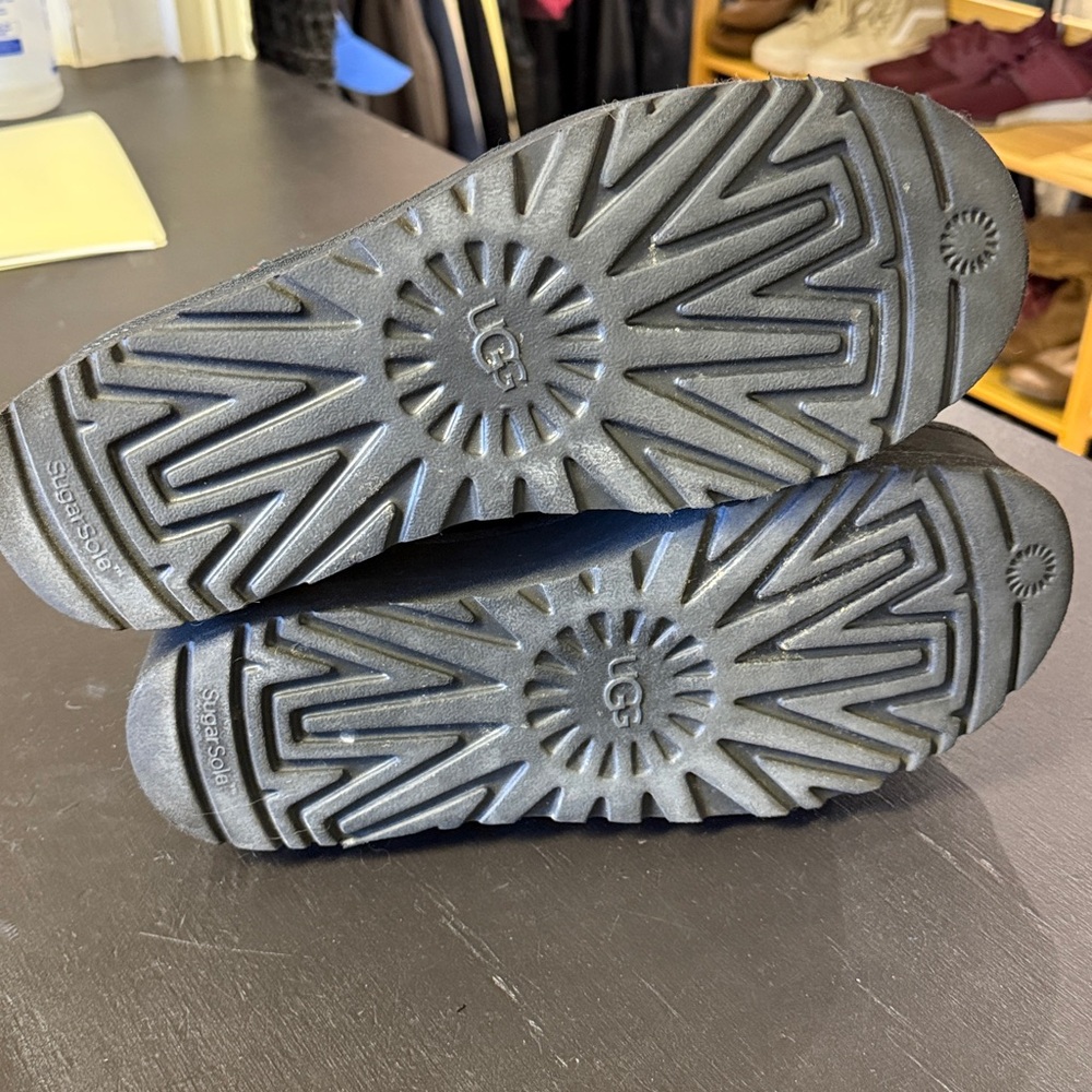 Ugg Classic Mini Ii Braid Platform Black Boots - image 6